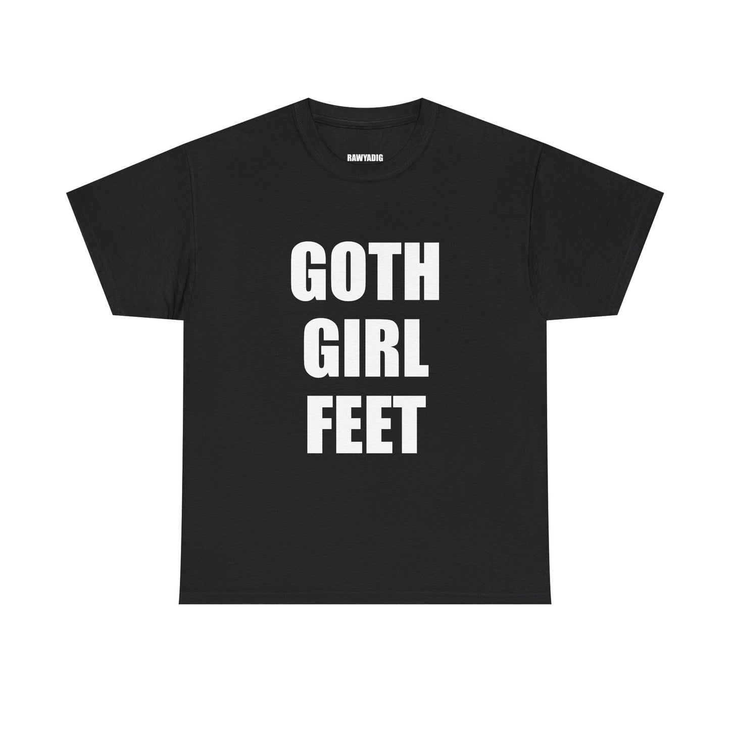 GOTH GIRL FEET T-SHIRT