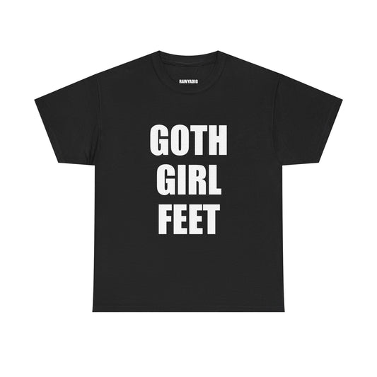 GOTH GIRL FEET T-SHIRT