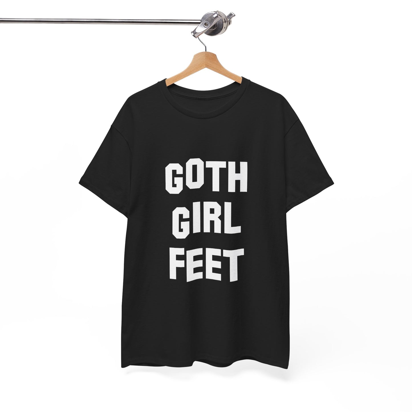 HOLLYWOOD GOTH GIRL FEET T-SHIRT